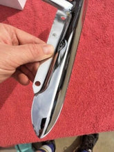 Load image into Gallery viewer, 1951 1952 Chevrolet Fleetline Styleline NOS Gas Door Guard POLISHED STAINLESS #986552