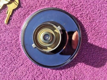 Load image into Gallery viewer, 1974 1975 Chevrolet Vega Monza NOS Accessory Locking Gas Cap w/ Keys #994631 / 995213