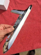 Load image into Gallery viewer, 1951 1952 Chevrolet Fleetline Styleline NOS Gas Door Guard POLISHED STAINLESS #986552
