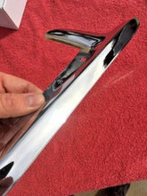 Load image into Gallery viewer, 1951 1952 Chevrolet Fleetline Styleline NOS Gas Door Guard POLISHED STAINLESS #986552