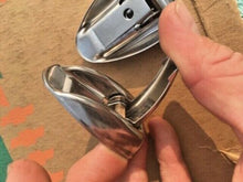 Load image into Gallery viewer, 1949 - 1952 Chevy Styleline Fleetline NOS Accessory Coat Hanger Hook ONE Pair #986537