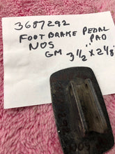 Load image into Gallery viewer, 1948 - 1955 (1st) Chevrolet Pickup Truck NOS Emergency Park Brake Foot Pedal Plate #3687292