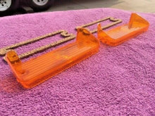 Load image into Gallery viewer, 1966 Chevrolet Impala Caprice SS NEW AMBER Park Light Lamp Lens Pair Gaskets (repl. OEM #5957569)