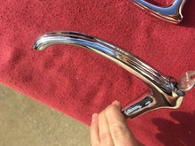Load image into Gallery viewer, 1938 1939 Chevrolet Master Deluxe REPLATED Outside Door Handle Pair - 1 Locking