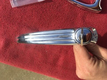 Load image into Gallery viewer, 1938 1939 Chevrolet Master Deluxe REPLATED Outside Door Handle Pair - 1 Locking