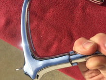 Load image into Gallery viewer, 1938 1939 Chevrolet Master Deluxe REPLATED Outside Door Handle Pair - 1 Locking