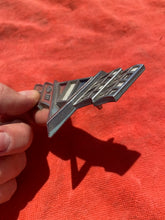 Load image into Gallery viewer, 1964-1967 Chevrolet Chevelle V8 327ci 396 NICE USED Front Fender "V" Flag Emblem #3840318
