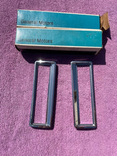 Load image into Gallery viewer, 1974 Chevrolet Caprice 1975 Chevy Impala Bel Air NOS Front Side Marker Bezels #337625 / 337626
