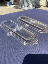 Load image into Gallery viewer, 1960-1966 Chevrolet Pickup Truck / 67-72 TILT NOS CLEAR Park Light Lamp Lens Pair #5950666
