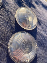 Load image into Gallery viewer, 1957 Chevrolet 150 210 Bel Air NORS CLEAR Park Light Lamp Turn Signal Lens Pair (OEM #5947754)
