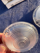 Load image into Gallery viewer, 1957 Chevrolet 150 210 Bel Air NORS CLEAR Park Light Lamp Turn Signal Lens Pair (OEM #5947754)
