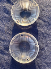 Load image into Gallery viewer, 1957 Chevrolet 150 210 Bel Air NORS CLEAR Park Light Lamp Turn Signal Lens Pair (OEM #5947754)
