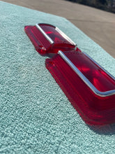 Load image into Gallery viewer, 1965 Chevrolet Chevelle Malibu 6 V8 396 327 NOS Tail Light Lamp Lens Pair #5956889 / 5956890
