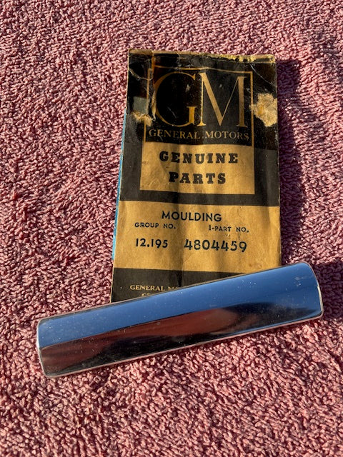 1960 Chevrolet Parkwood Kingswood Wagon NOS Rear Tailgate Lower Panel Molding #4804459