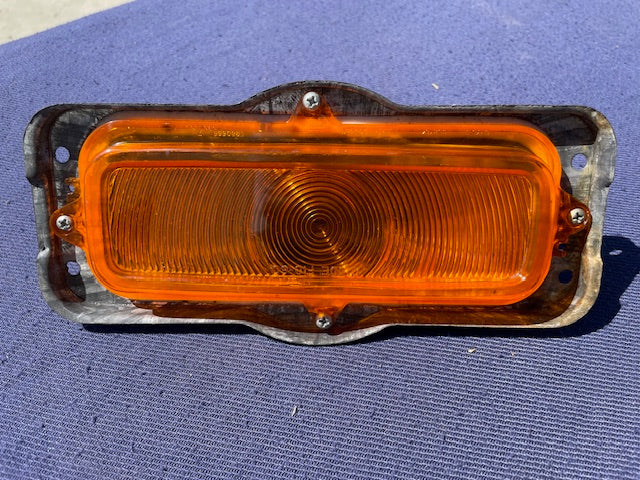1960-1966 Chevrolet Pickup Truck / 67-72 TILT Amber Park Light Lamp Lens Housing #897251 / 5954176
