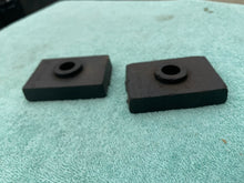 Load image into Gallery viewer, 1958 Chevrolet Bel Air Biscayne Delray NOS Body Mount Cushion Pair #3746214
