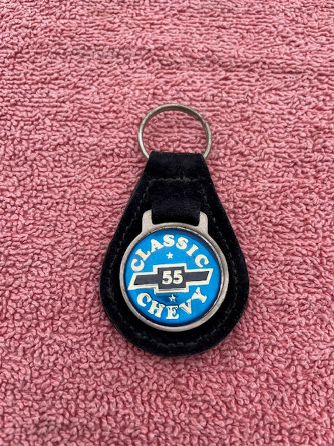 1955 Chevrolet 150 210 Bel Air Pickup Truck NEW Leather Key Fob Ring 