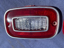 Load image into Gallery viewer, 1971 -  1973 Chevrolet Vega Coupe NOS GUIDE Backup Light Lamp Lens Pair #5966018
