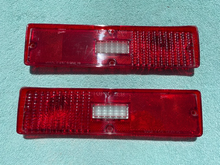 Load image into Gallery viewer, 1970 1971 Chevrolet Nova SS NOS Tail Light Lamp Lens Pair #5964171 / 5964172

