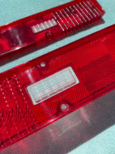 Load image into Gallery viewer, 1970 1971 Chevrolet Nova SS NOS Tail Light Lamp Lens Pair #5964171 / 5964172
