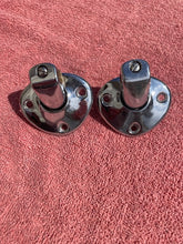 Load image into Gallery viewer, 1964 Chevrolet (exc. Convertible) MINT USED Sun Visor Bracket Pair #4444155 / 5718796
