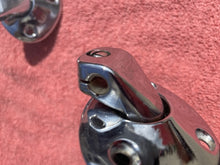 Load image into Gallery viewer, 1964 Chevrolet (exc. Convertible) MINT USED Sun Visor Bracket Pair #4444155 / 5718796
