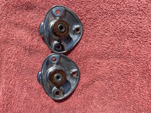 Load image into Gallery viewer, 1964 Chevrolet (exc. Convertible) MINT USED Sun Visor Bracket Pair #4444155 / 5718796
