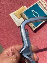 Load image into Gallery viewer, 1965 1966 Chevrolet Station Wagon NOS Accessory Trim Gas Door Guard #986241
