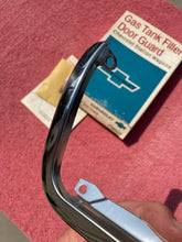 Load image into Gallery viewer, 1965 1966 Chevrolet Station Wagon NOS Accessory Trim Gas Door Guard #986241
