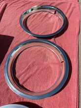 Load image into Gallery viewer, 1980-1982 Chevrolet Nova Citation NOS TAKE OFFS 13&quot; Wheel Trim Rings Set #475190
