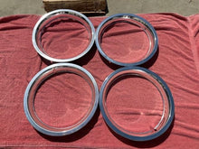 Load image into Gallery viewer, 1980-1982 Chevrolet Nova Citation NOS TAKE OFFS 13&quot; Wheel Trim Rings Set #475190
