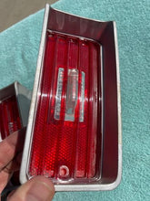 Load image into Gallery viewer, 1970 Chevrolet Bel-Air / Biscayne NOS **DRIVER QUALITY** Tail Light (w/ Backup) Lamp Lens Pair #5964231 / 5964232
