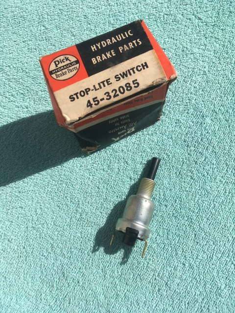 1958-1965 Various Chevrolet Car / Truck NORS Stop Light Switch (repl. OEM #1998667 / 1993509)