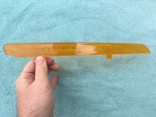 1947 1948 Chevrolet NEW Accessory Hood Ornament Insert - AMBER