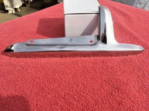 1951 1952 Chevrolet Fleetline Styleline NOS Gas Door Guard POLISHED STAINLESS #986552