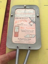 Load image into Gallery viewer, Vintage Accessory Cobbs GRAY NOS Certificate Registration Steering Column / Visor Holder
