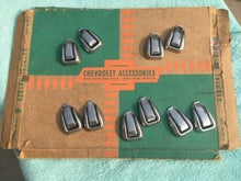 Load image into Gallery viewer, 1949 - 1952 Chevy Styleline Fleetline NOS Accessory Coat Hanger Hook ONE Pair #986537
