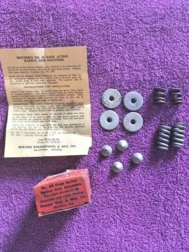 1934-1938 Chevrolet NORS Houser No. 48 Knee Action Shock Radius Arm Adjuster Kit