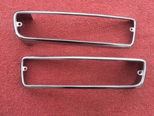 Load image into Gallery viewer, 1972-1975 Chevrolet LUV Pickup Truck NOS Turn Signal Park Light Bezel Rim Pair
