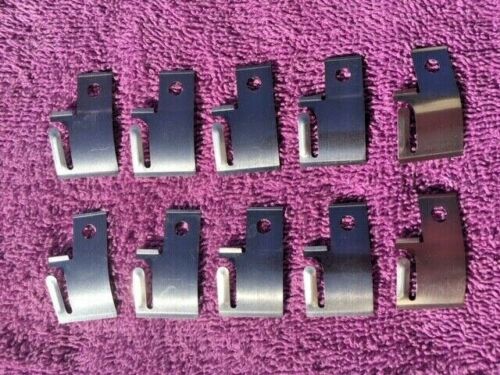 1950 1951 1952 Chevy Bel Air Hardtop NEW Stainless Steel Rear Window Reveal Molding Clip Set (OEM #4580629)